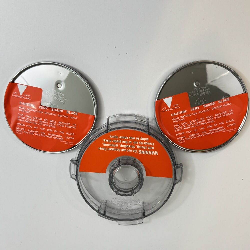 Cuisinart DLC-8 DLC-10 Disc Set DLC-842TX DLC-844TX DLC-806G Flat Lid Food